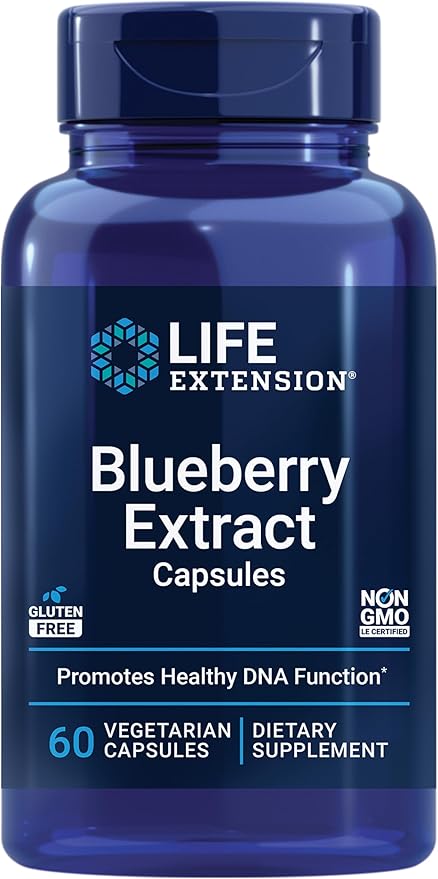 Life Extension - Blueberry Extract - 60 Vegetarian Capsules