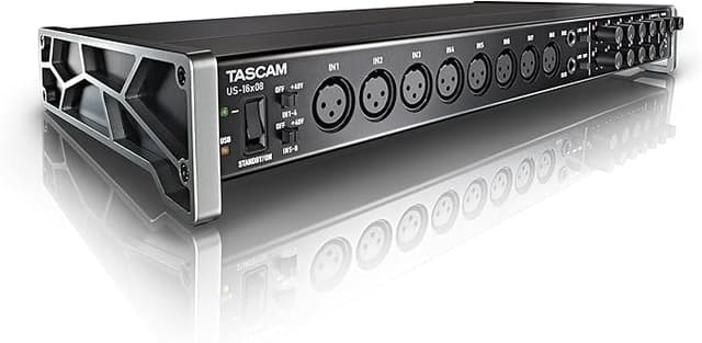 Tascam US 16X08 Rackmount USB Audio & Midi Interface