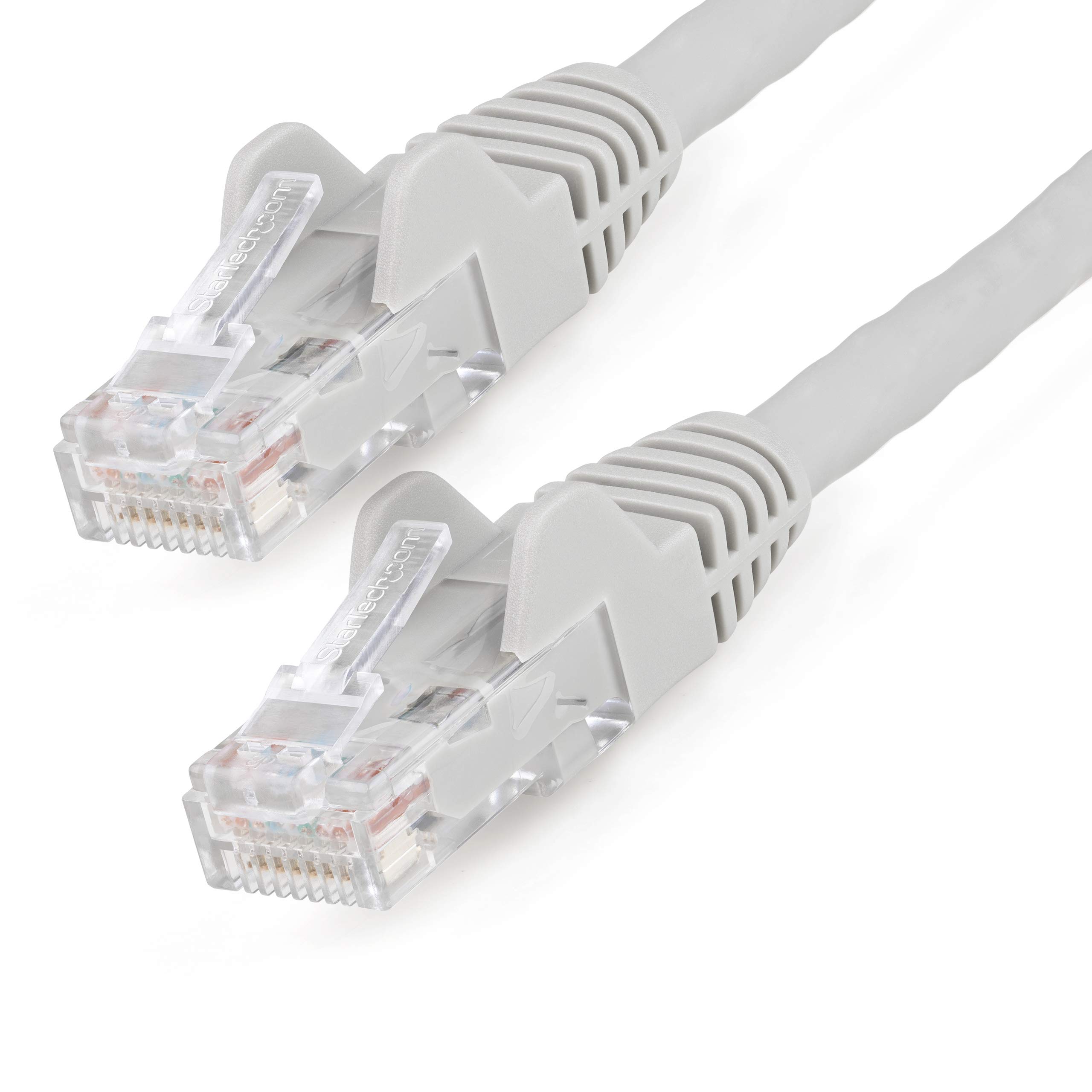 StarTech.com N6LPATCH50GR Cat.6 Patch Network Cable, 50 ft, Gray, 10 Gbit/s, Snagless