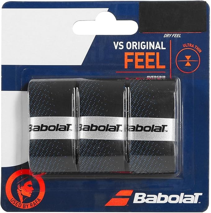 Babolat VS Original Overgrip 3 Pack, Black