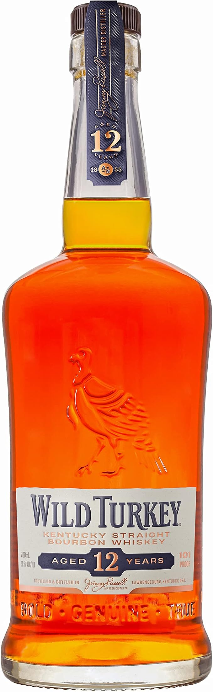 Wild Turkey 101 Proof Distiller's Reserve 12 Year Old Kentucky Straight Bourbon Whisky 700ml