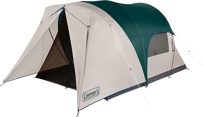Coleman Cabin Camping Tent With Weatherproof Screen Room