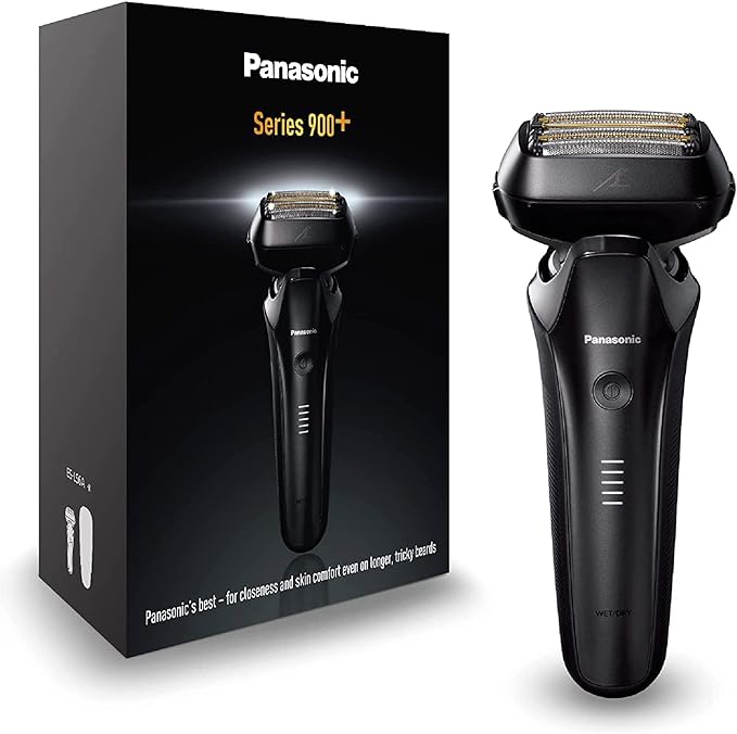 ES-LS6A Series 900+ Premium Wet/Dry Shaver, Black 6-fold Shaving Head with Linear Motor (ES-LS6A)