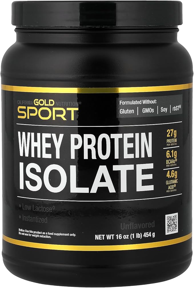 California Gold Nutrition, Dark Chocolate Whey Protein Isolate, 2 lbs (908 g)