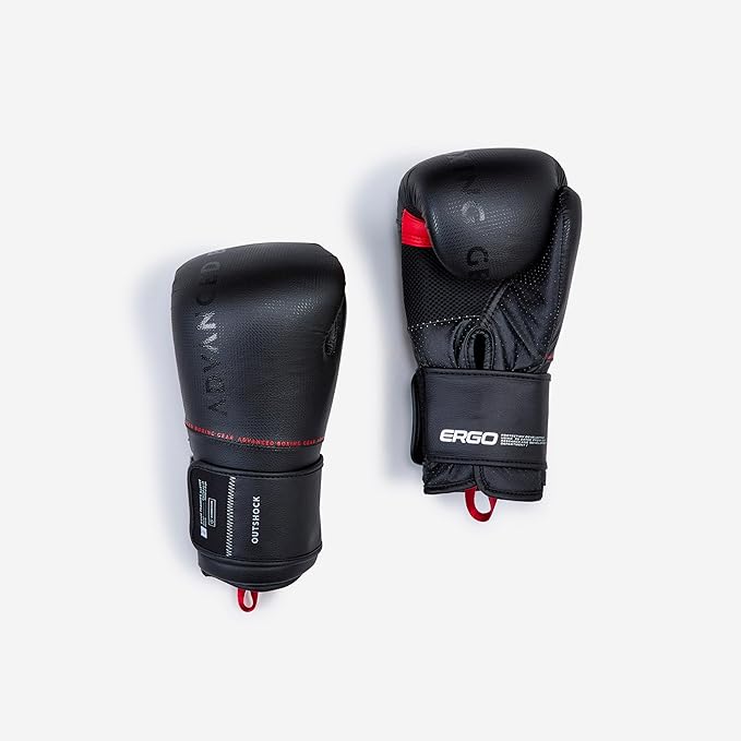 Decathlon 120 Boxing Gloves Black 14 Oz Size - Boxing Gloves