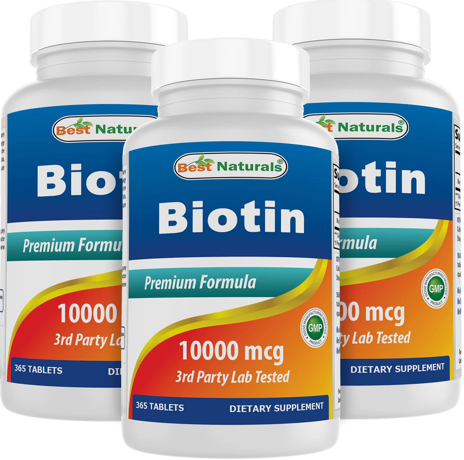 Best Naturals, Biotin, 10,000 mcg, 365 Tablets