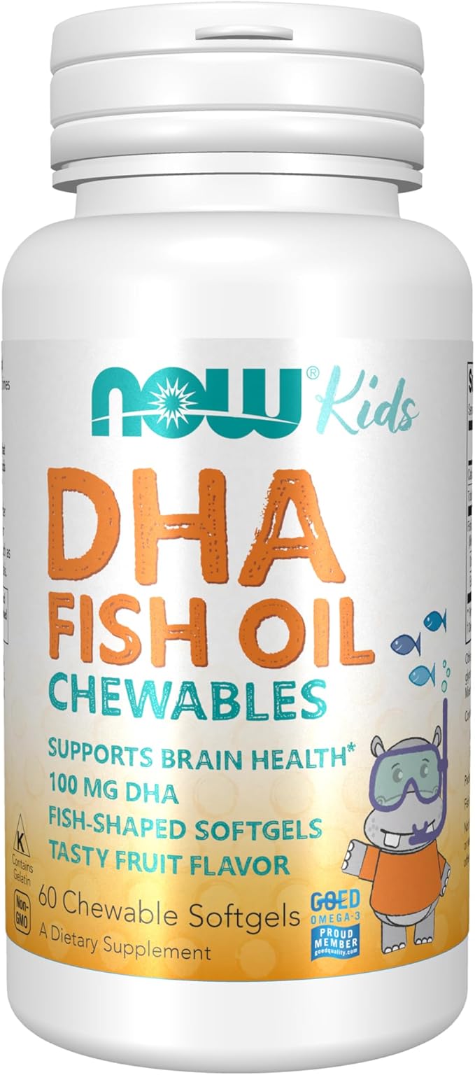 Now Foods DHA Kids Chewable 60 Softgels
