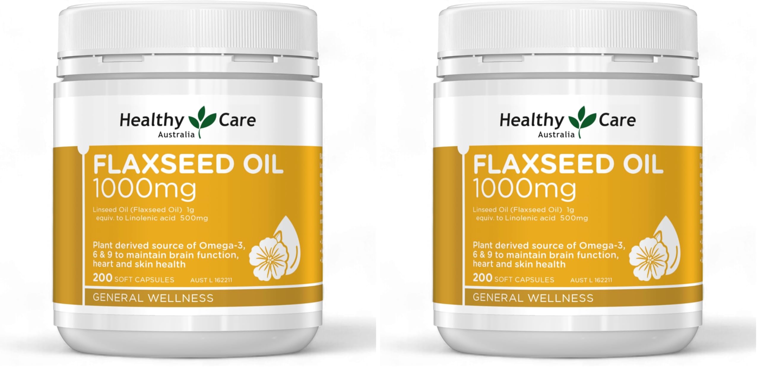 Healthy Care Super Flaxseed Oil 1000mg 200 Capsules