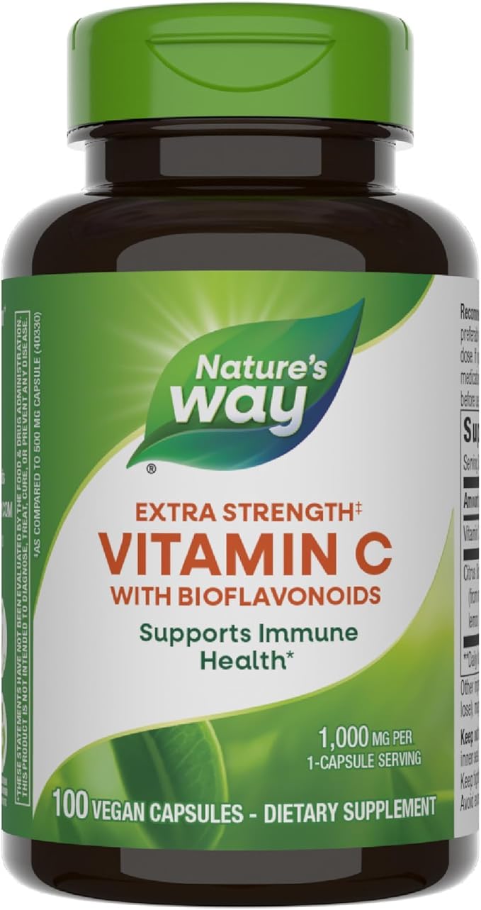 Natures Way Vitamin C-500, with Bioflavonoids, Capsules - 250 capsules