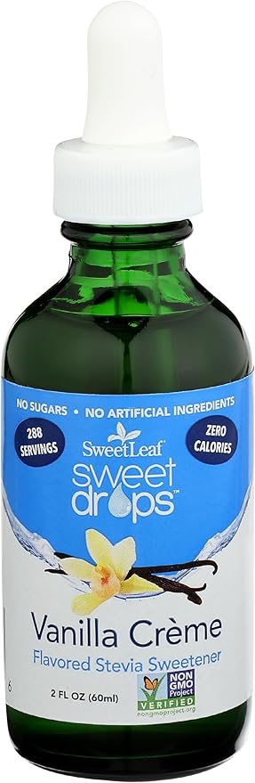 Sweetleaf Sweet Drops Stevia Sweetener, Vanilla Creme Flavored - 2 fl oz