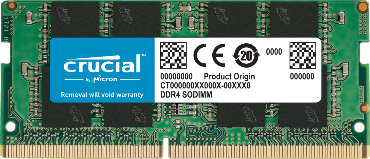 Crucial 16GB DDR4 2666MHz SODIMM RAM Memory CT16G4SFD8266