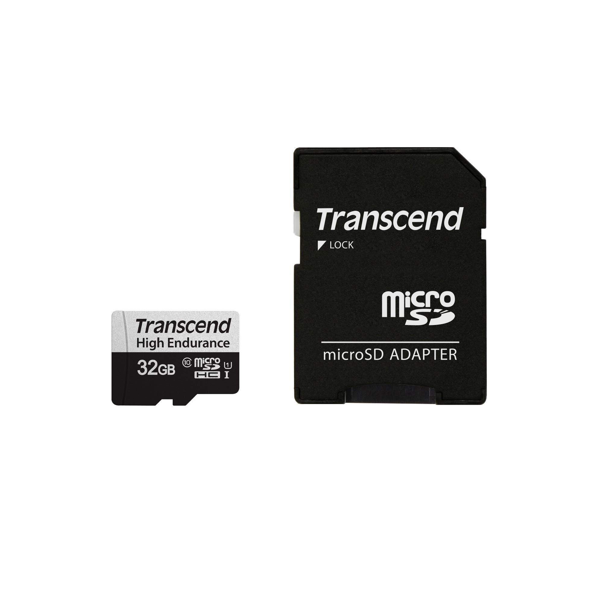 Transcend Ts32gusd350v 32GB microSD W Adapter U1 High Endurance