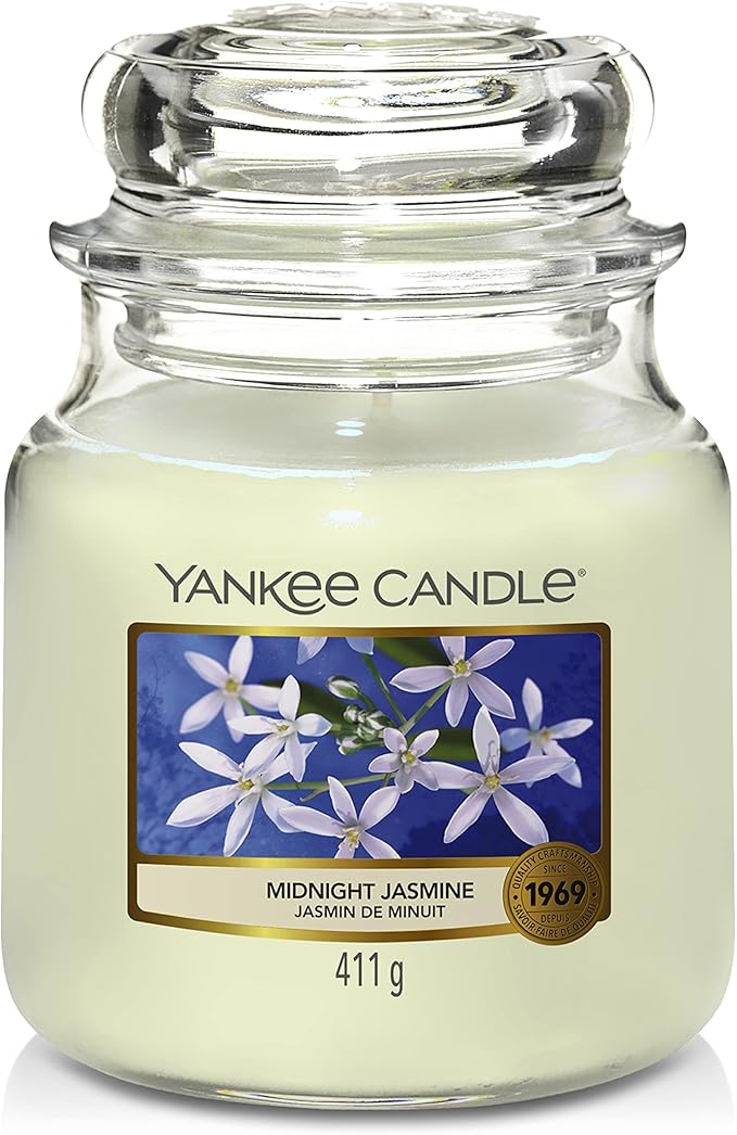 Yankee Candle Midnight Jasmine Jar Candle, Small