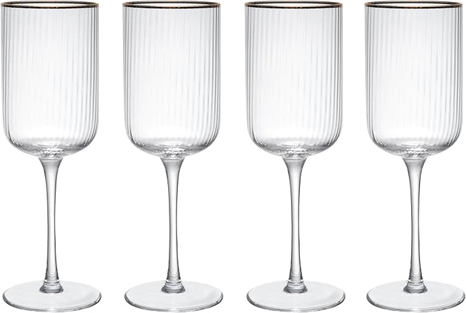 Mikasa Sorrento Crystal Red Wine Glass Set, 4pc 450ml