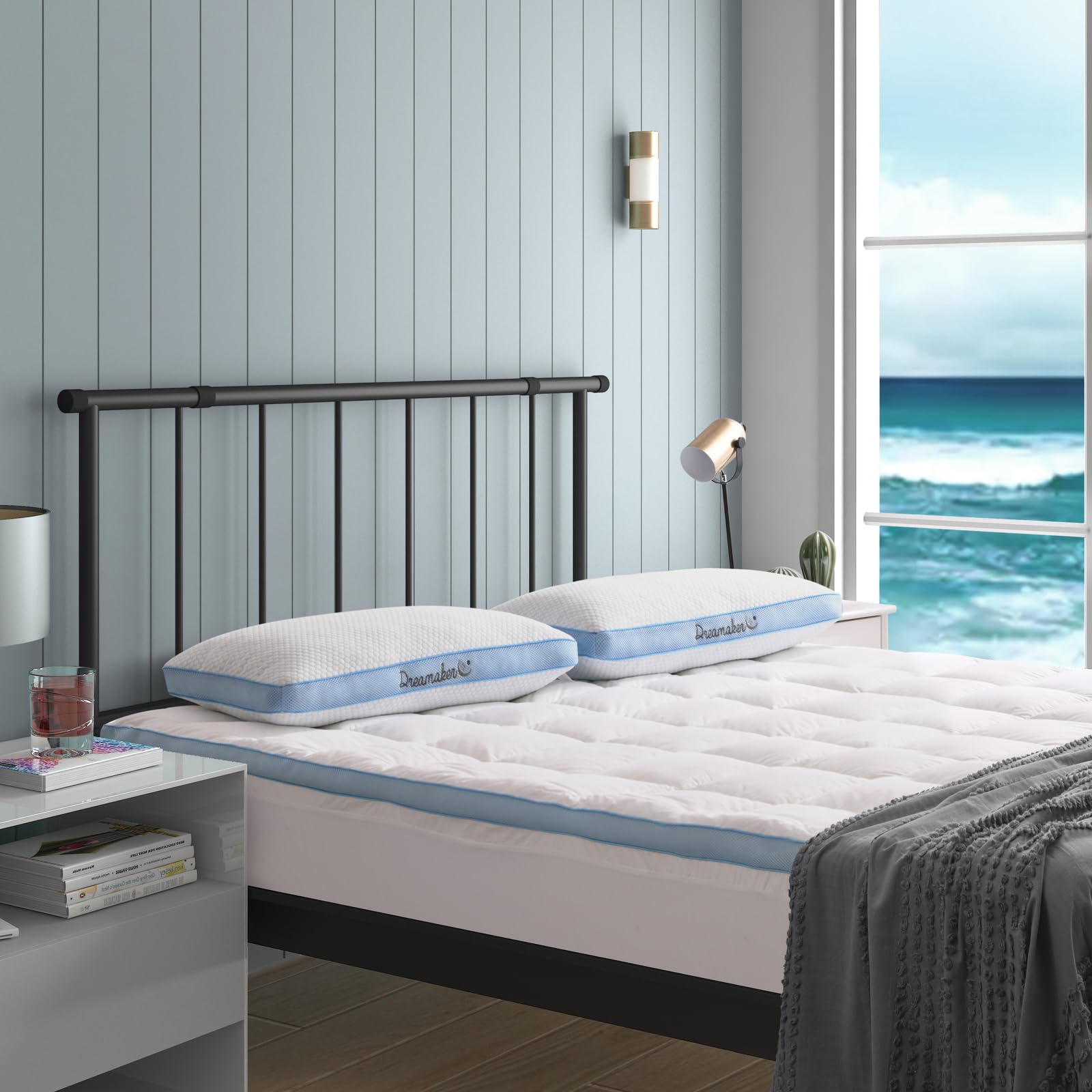 Dreamaker 800GSM Cool Breathe Memory Fibre Mattress Topper | Double