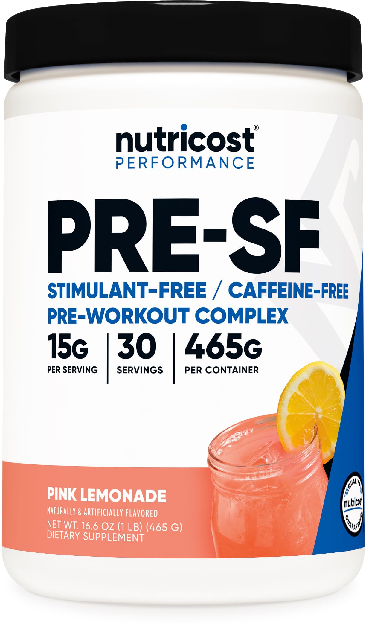 Nutricost Stim-Free Pre-Workout, 30 Servings (Pink Lemonade) -