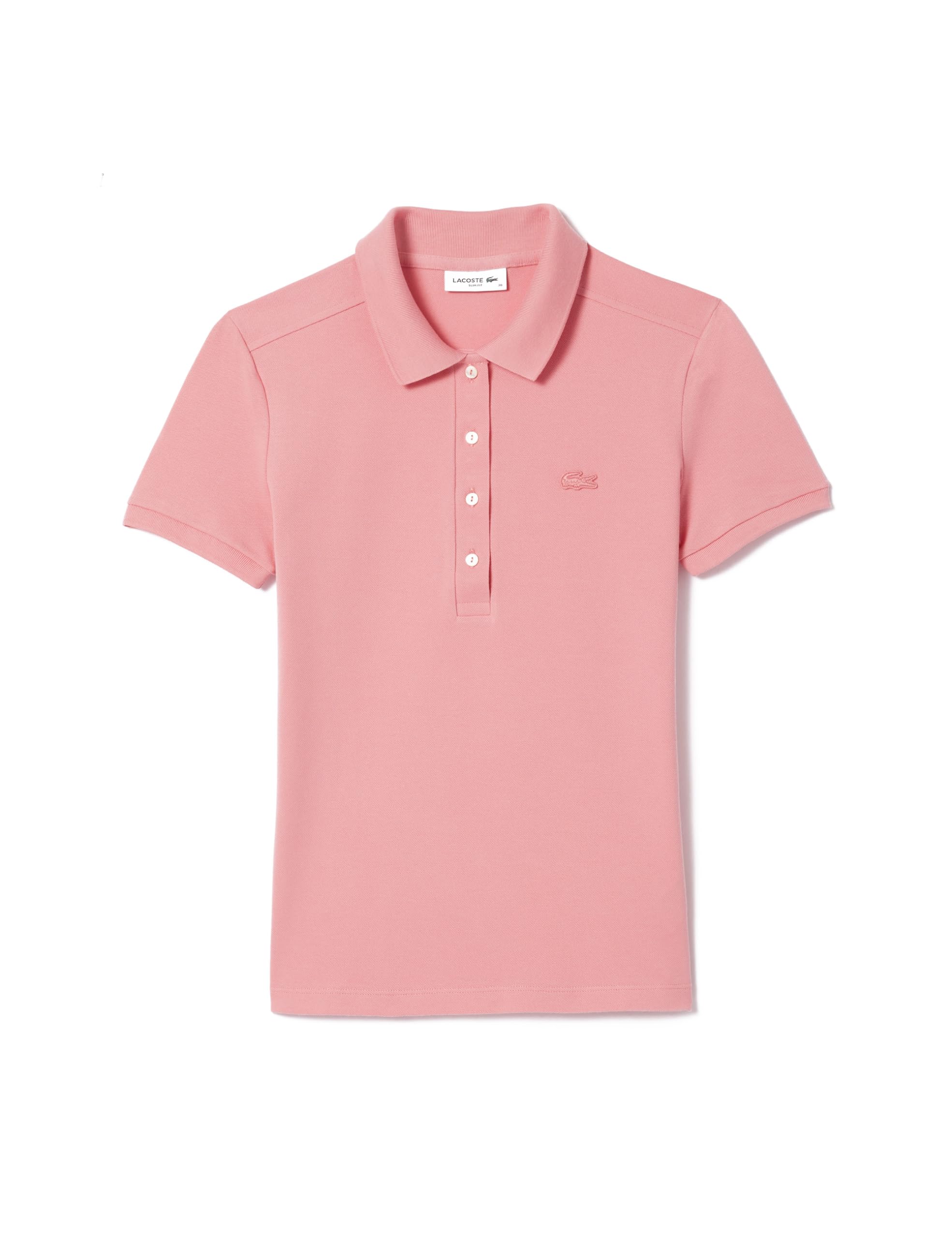 Lacoste Women's Slim Fit Stretch Cotton Piqué Polo Shirt Navy Size S