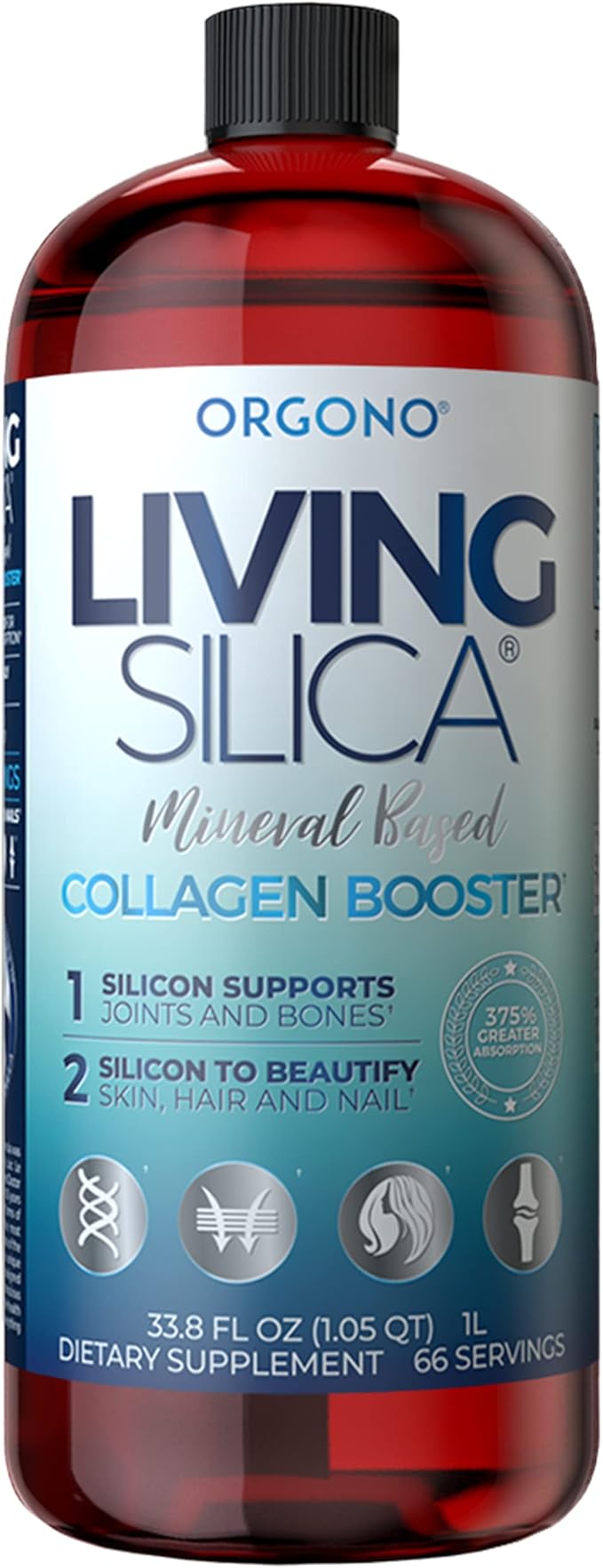 Orgono - Living Silica Collagen Booster Liquid - 16.9 fl. oz.