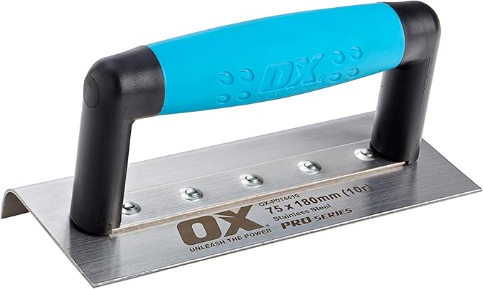 Ox Pro Narrow Edger 75 x 180mm S/S - 10mm Radius