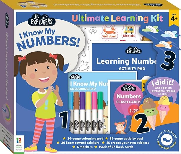 Kmart Jr. Explorers I Know My Numbers Ultimate Learning Kit