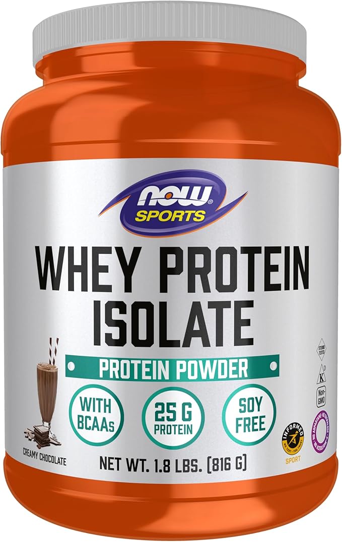 Now Foods - Whey Protein Isolate Chocolate 10 lb