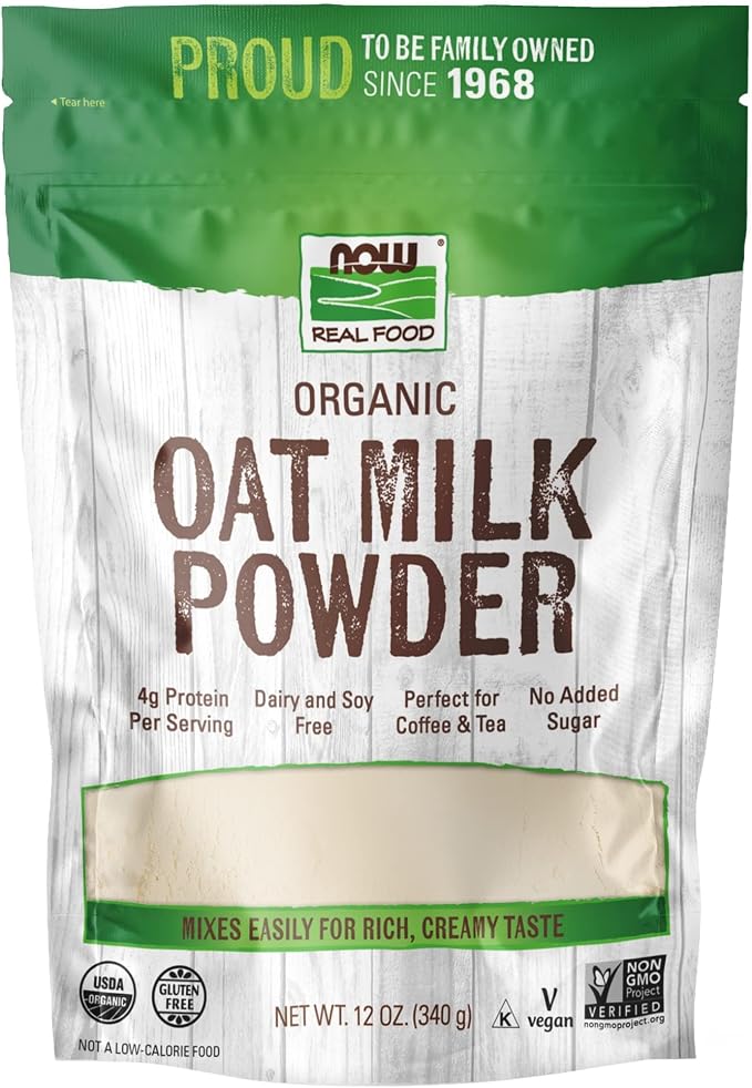 Now Foods Organic Oat Milk Powder - 12oz