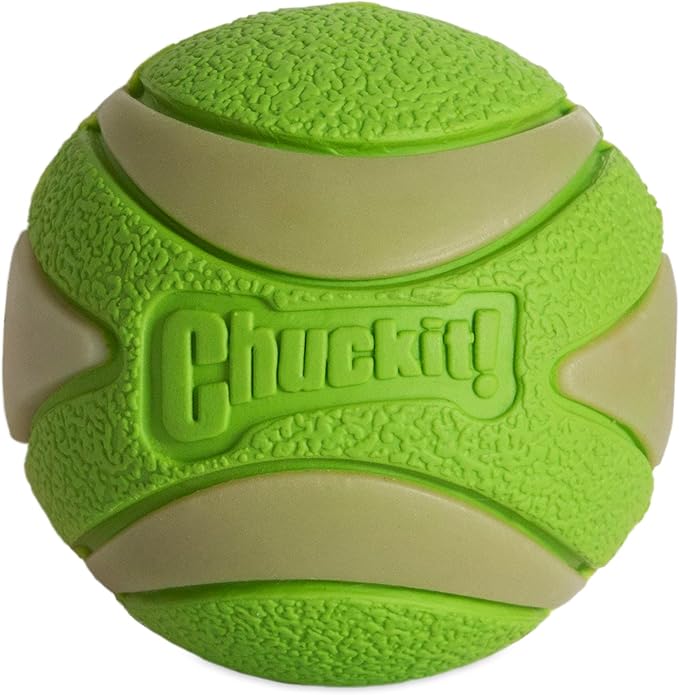 Chuckit! Max Glow Ultra Squeaker Ball Medium