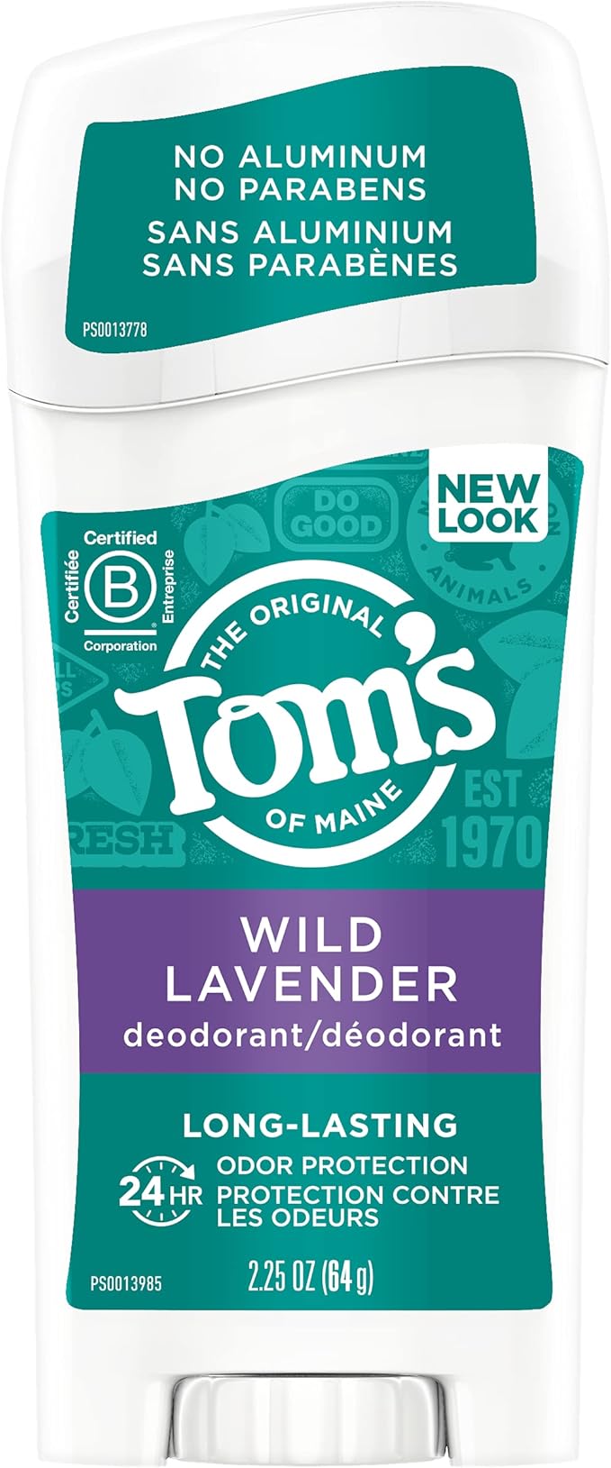 Tom's of Maine Long Lasting Deodorant Wild Lavender, 2.25 oz