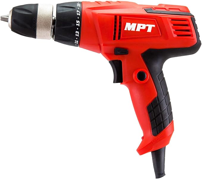 MPT Electric Drill H/Speed 10mm 300 Watt Keyless Chuck