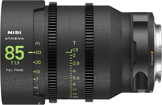 NiSi 85mm Athena Prime Full Frame Cinema Lens T1.9 (E Mount)