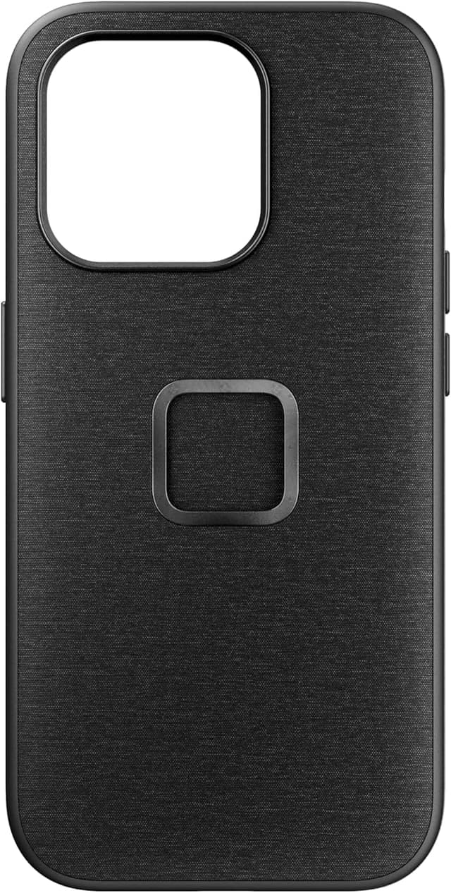 Peak Design Everyday Fabric Case For iPhone 15 Pro (Charcoal)