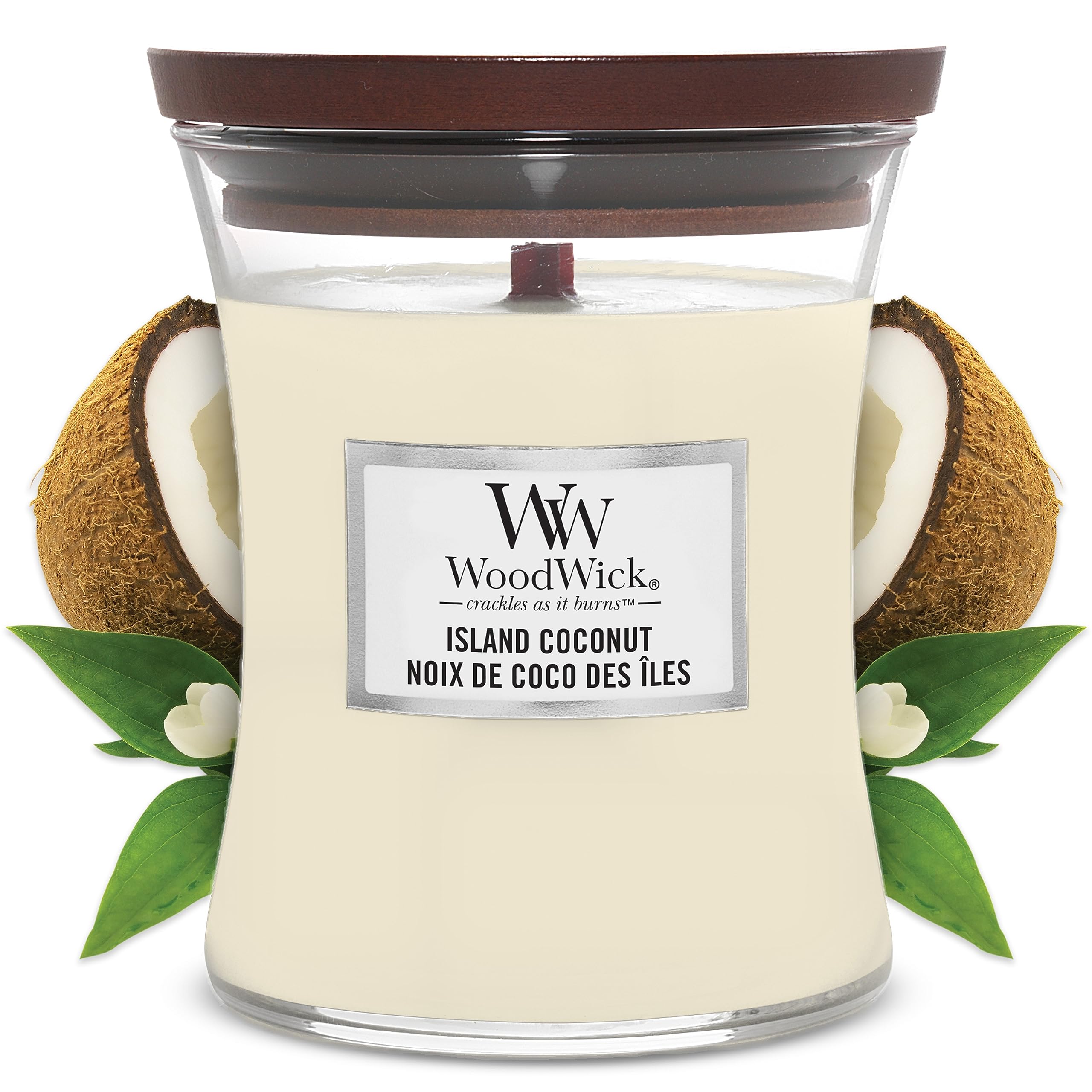 WoodWick Island Coconut Large Candle