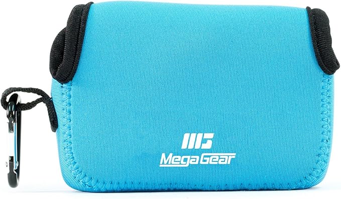 MegaGear Canon PowerShot SX740 HS, SX730 HS, SX720 HS, SX710 HS, G16, G15 Ultra Light Neoprene Camera Case, Blue