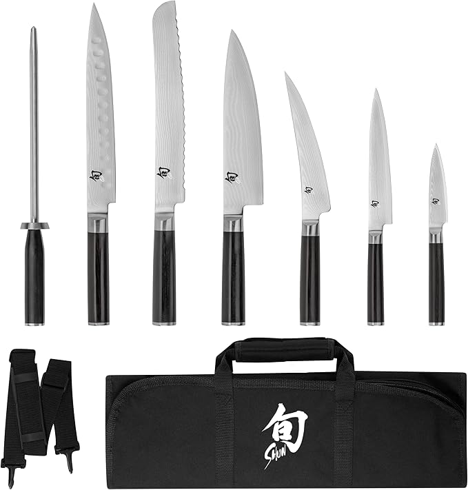 Shun Classic 8 Piece Student Knife Set