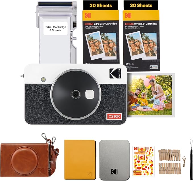 Kodak Instant Camera Mini Shot 2 Retro - White