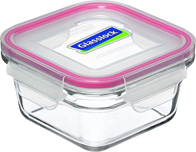 Glasslock Oven Safe Square Glass Container - 1650ml