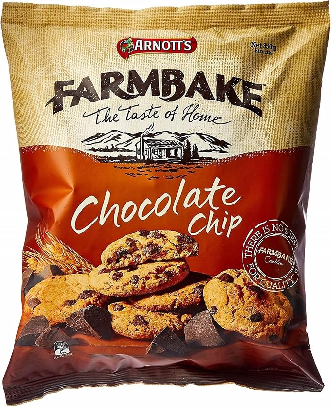 Arnott's Farmbake Chocolate Chip Cookies 350g