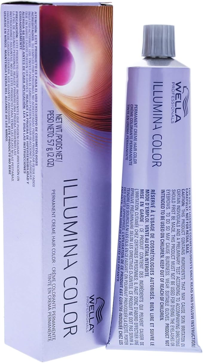 Wella Professionals Illumina Color High-Shine Color 60ml, 7/3 Middle Blonde Golden