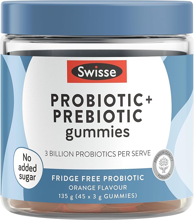 Swisse Probiotic & Prebiotic Gummies 45 Pack