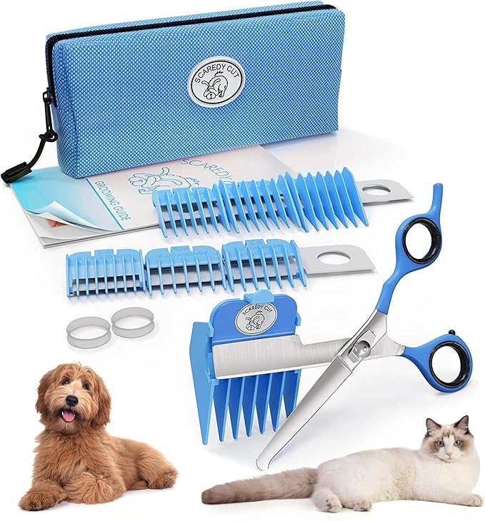 Scaredy Cut Scdb Silent Pet Grooming Kit, Blue | Dogs