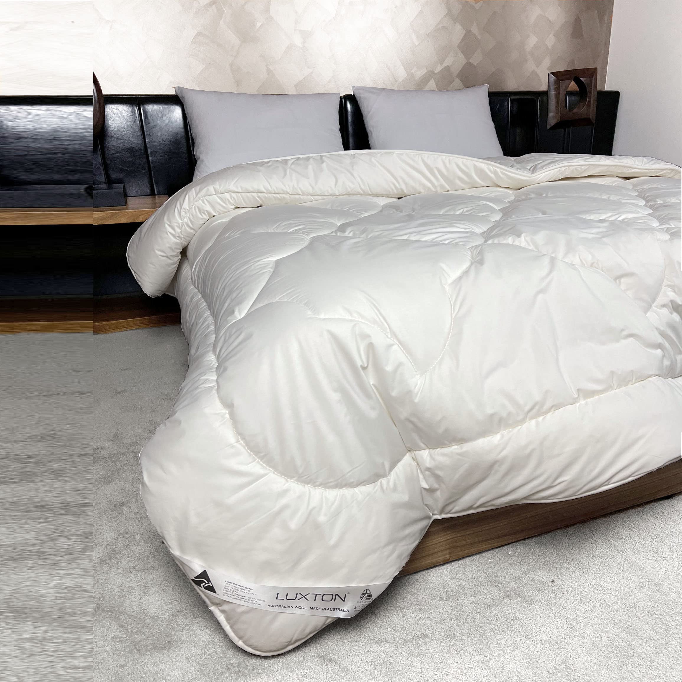 Double Size Luxton 500GSM Australian Wool Quilt