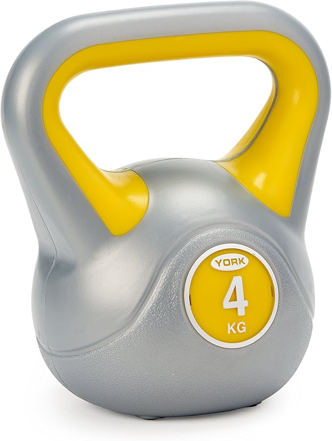 York Fitness 4kg Vinyl Kettlebell