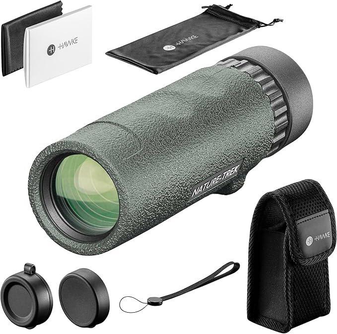 Hawke Nature-Trek 10x25 Monocular - Green