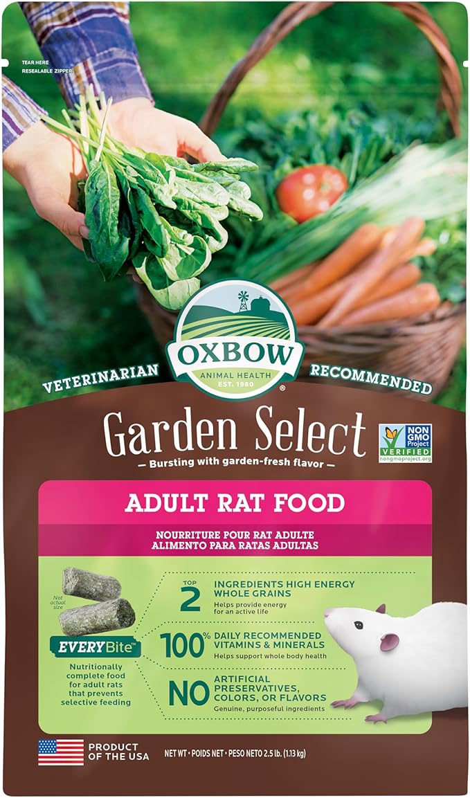 Oxbow Garden Select Adult Rat Food 1.13kg