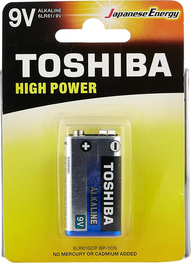 Toshiba 6LR61GCPBP-1CN Battery Alkaline 9V