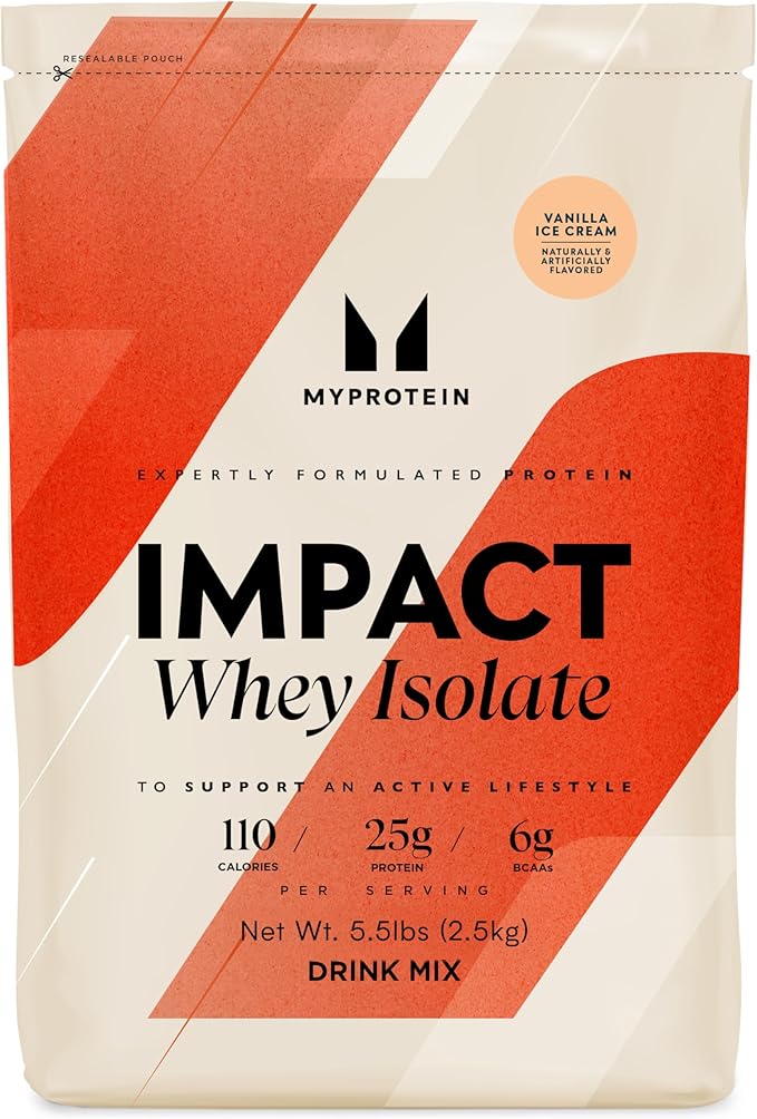 Myprotein Impact Whey Isolate - 5.5lbs Vanilla Ice Cream