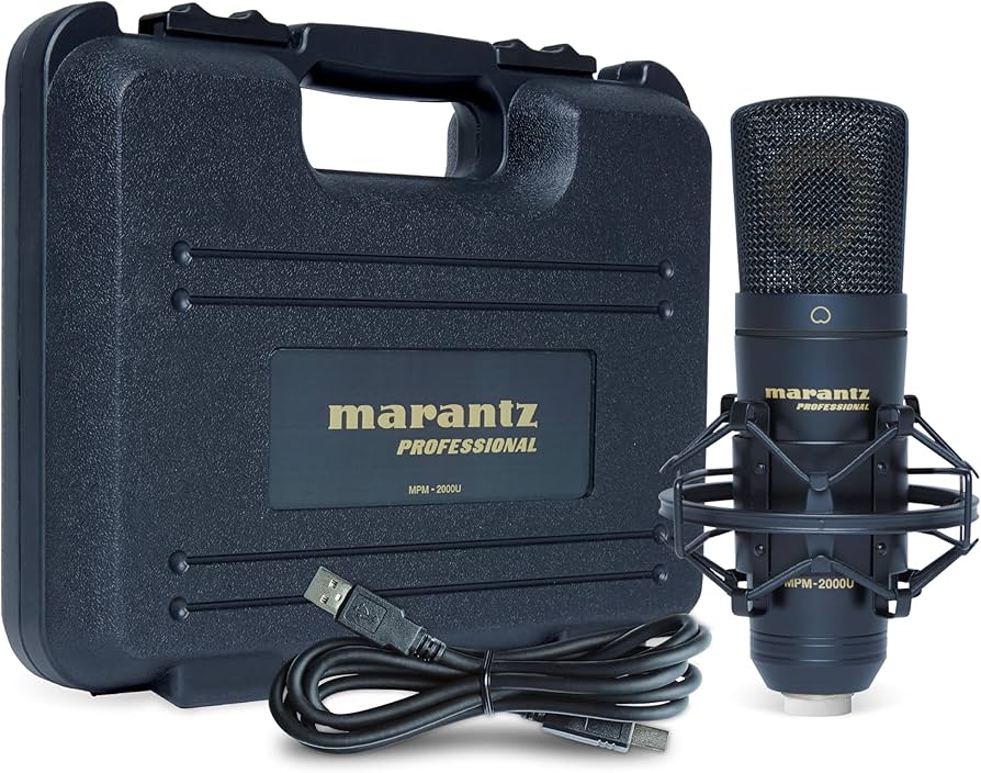 Marantz Professional MPM2000U USB Studio Condenser Microphone/Mic for Recording