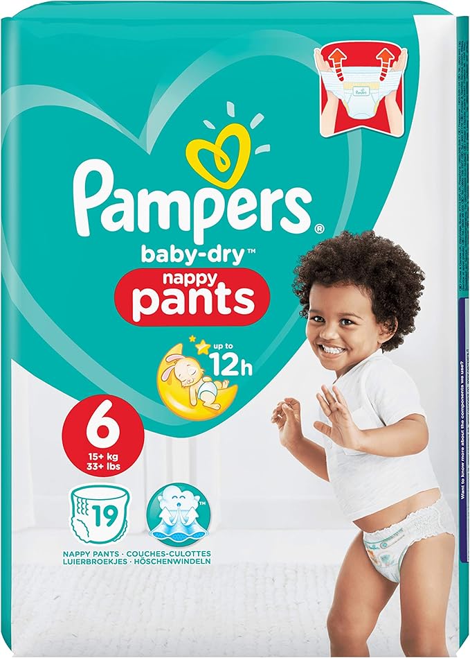 Diapers Size 6, 21 Count - Pampers Baby Dry Disposable Baby Diapers,