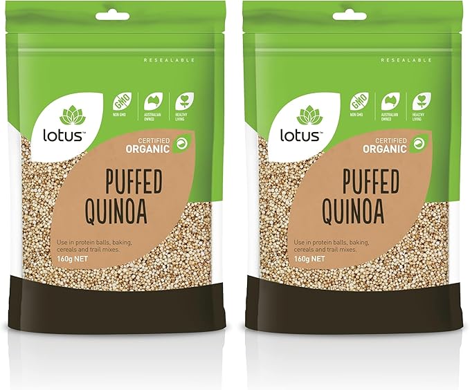 Lotus Organic Puffed Quinoa 160g