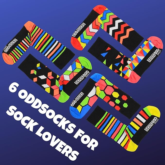 United Oddsocks - Socks Addict Novelty Socks 6-11